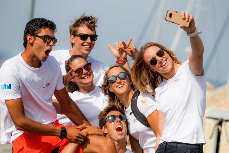 Yachting Venutes reach.Boats